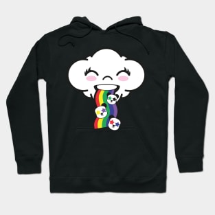 Happy cloud rainbow Hoodie